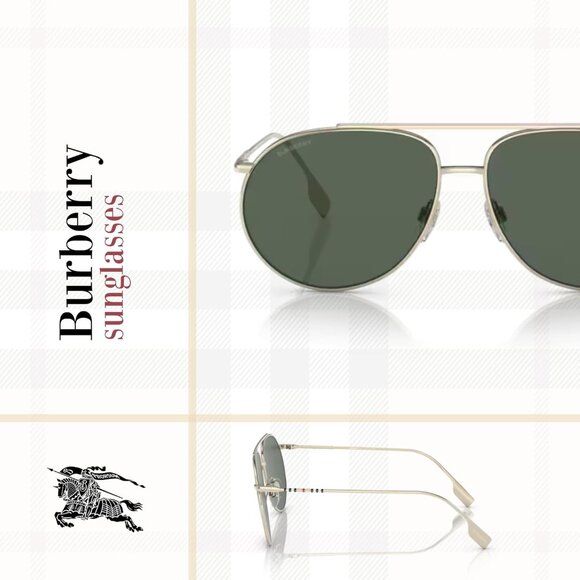 Women Aviator Sunglasses Metal Frame Green Lenses UV Protection with Care Kit - Picture 5 of 5